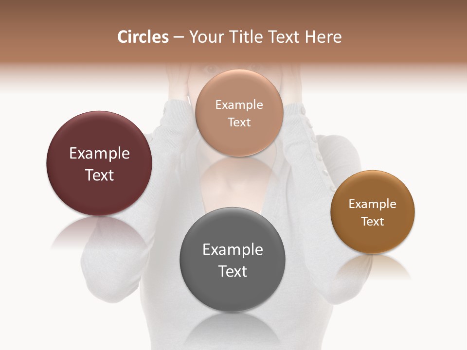 Hands Female Tension PowerPoint Template
