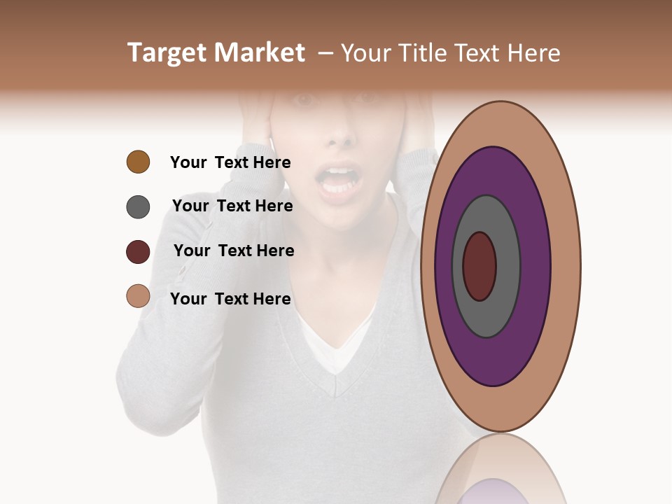 Hands Female Tension PowerPoint Template