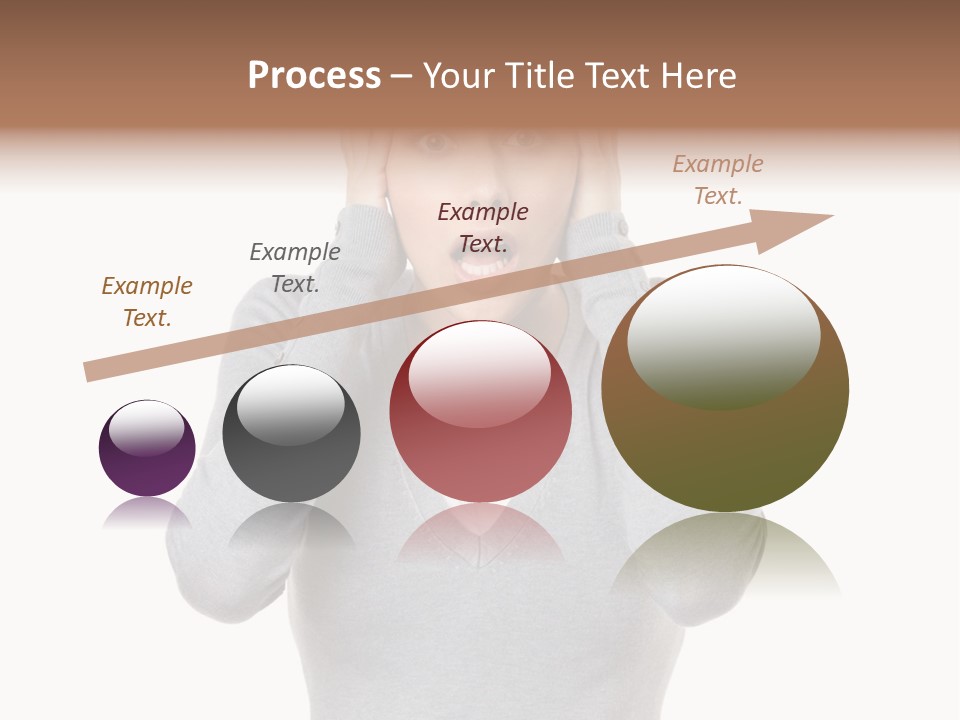 Hands Female Tension PowerPoint Template