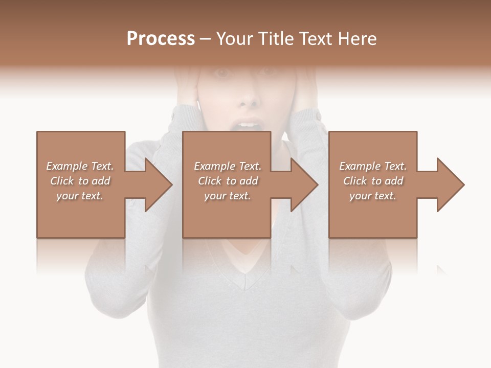 Hands Female Tension PowerPoint Template