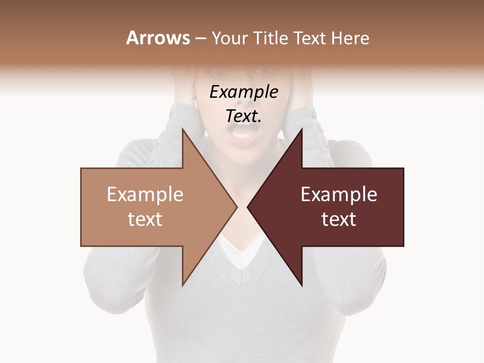 Hands Female Tension PowerPoint Template