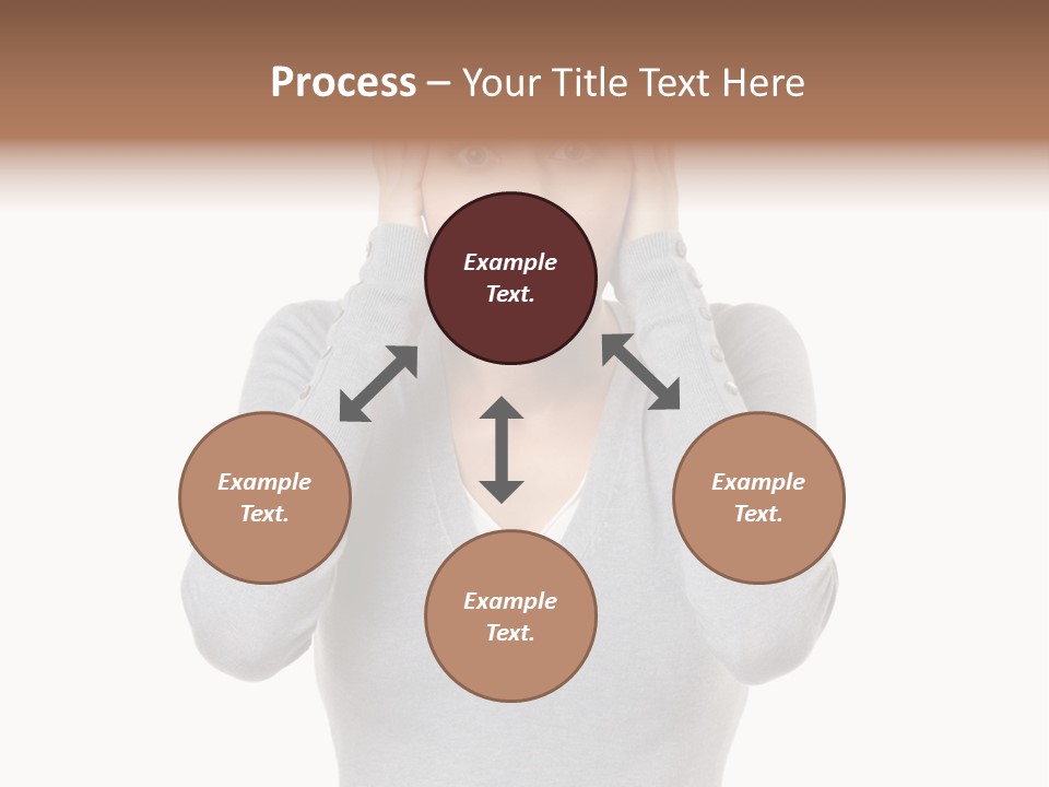 Hands Female Tension PowerPoint Template