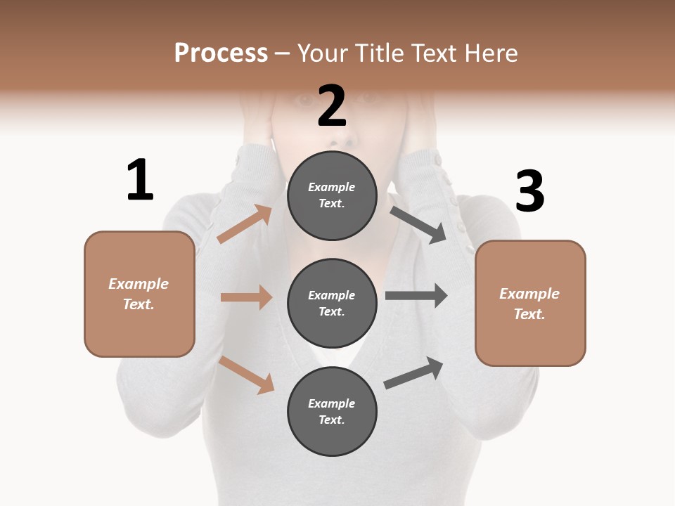 Hands Female Tension PowerPoint Template