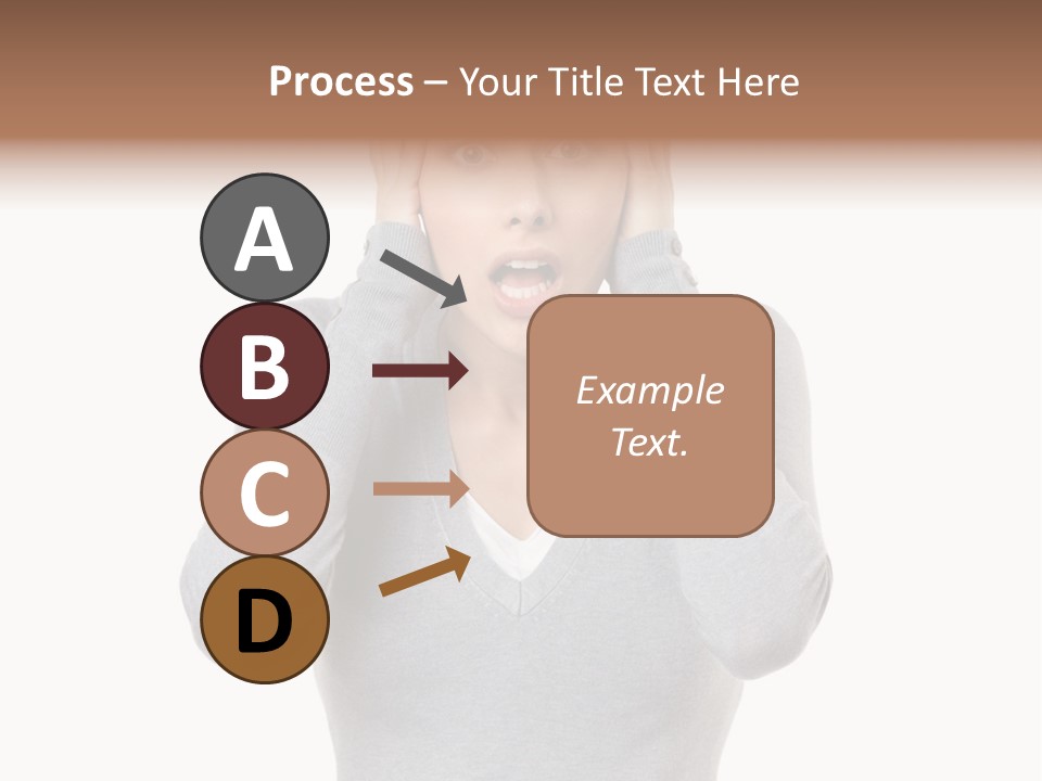 Hands Female Tension PowerPoint Template