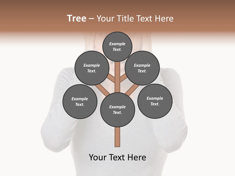 Hands Female Tension PowerPoint Template