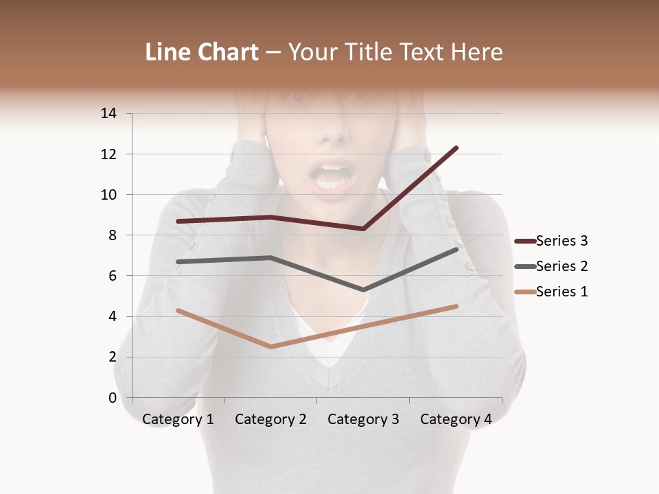 Hands Female Tension PowerPoint Template