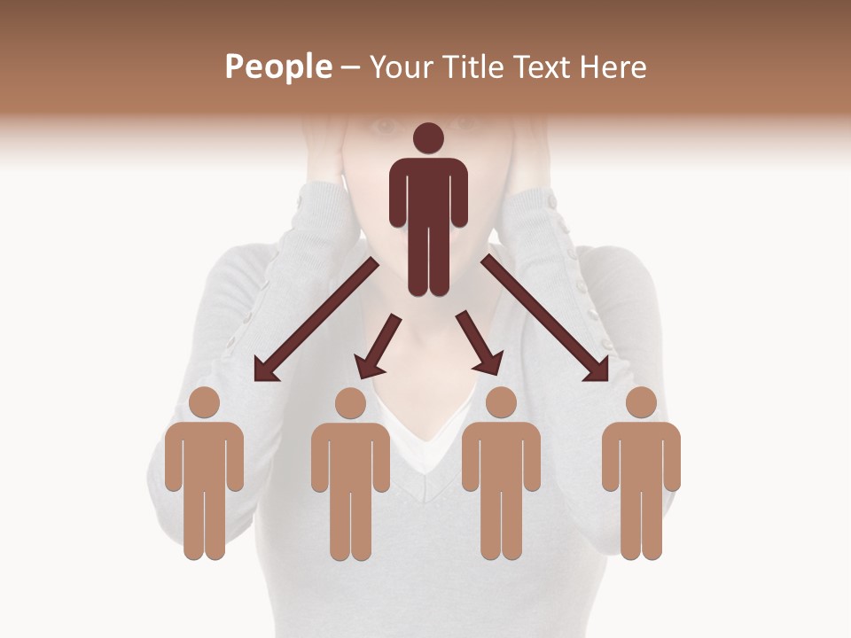 Hands Female Tension PowerPoint Template