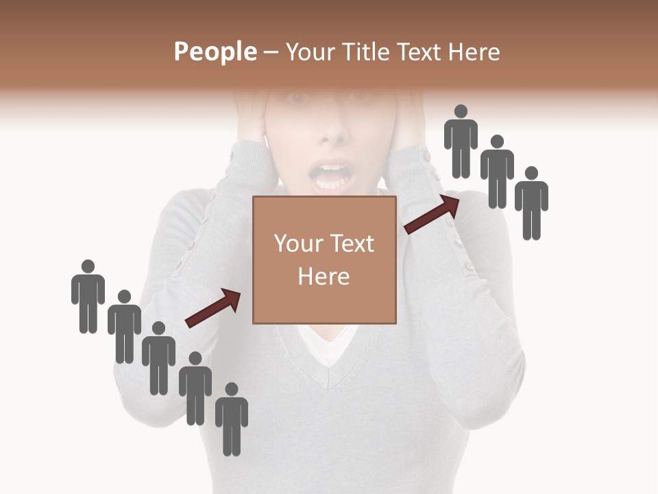 Hands Female Tension PowerPoint Template