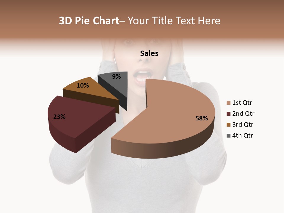 Hands Female Tension PowerPoint Template