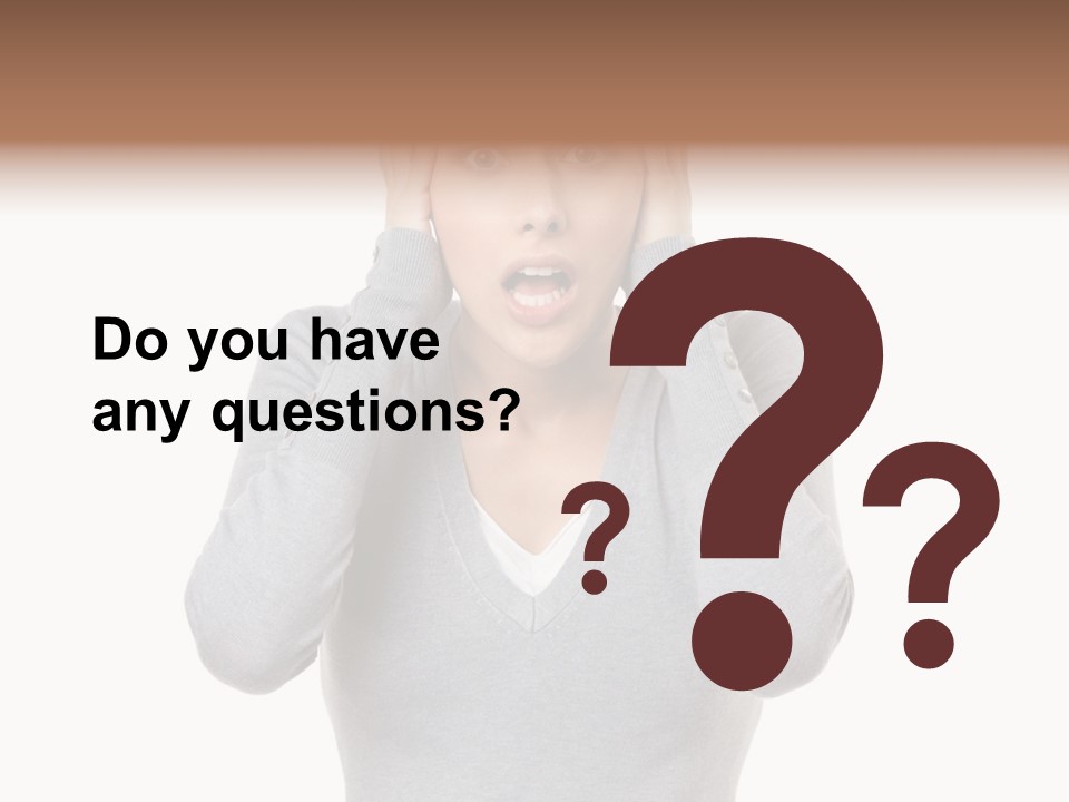 Hands Female Tension PowerPoint Template