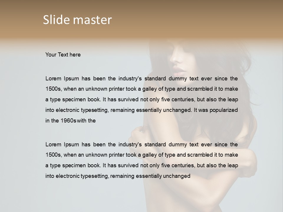 Cosmetic Fashion Elegance PowerPoint Template