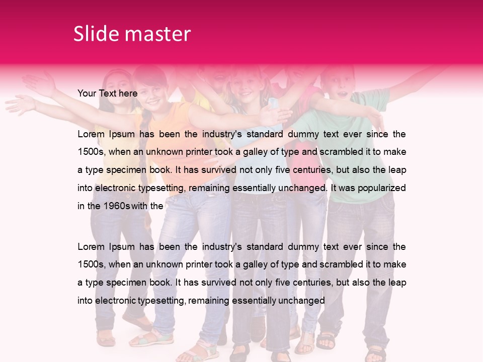 Holiday Cheerful Smile PowerPoint Template