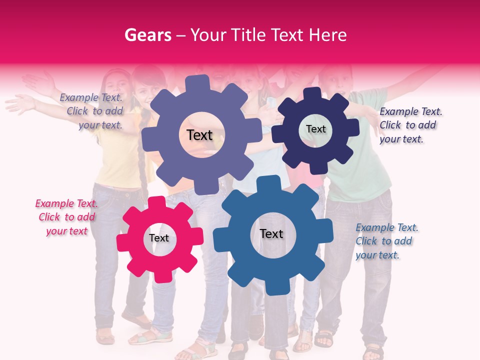 Holiday Cheerful Smile PowerPoint Template