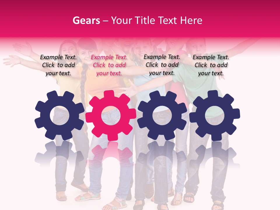 Holiday Cheerful Smile PowerPoint Template