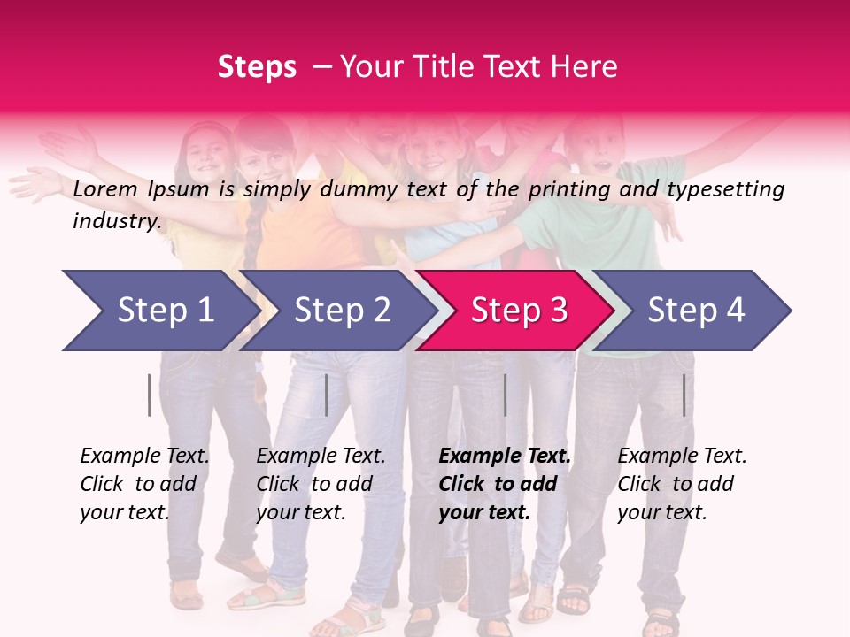 Holiday Cheerful Smile PowerPoint Template