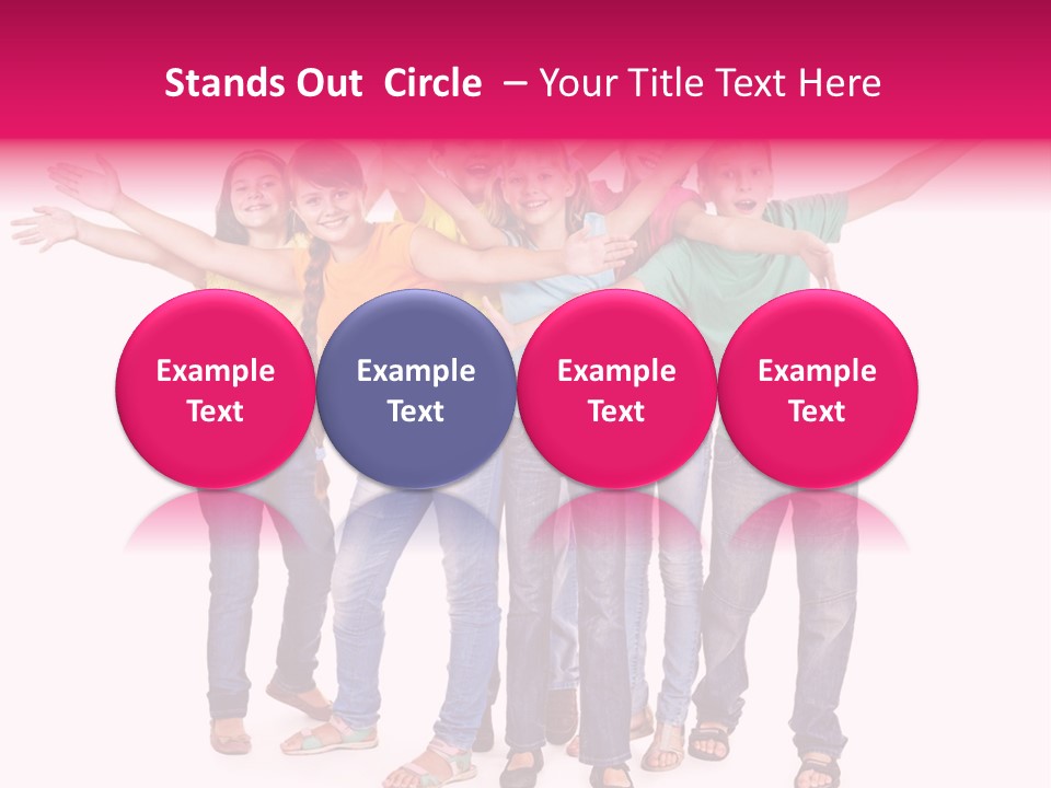 Holiday Cheerful Smile PowerPoint Template