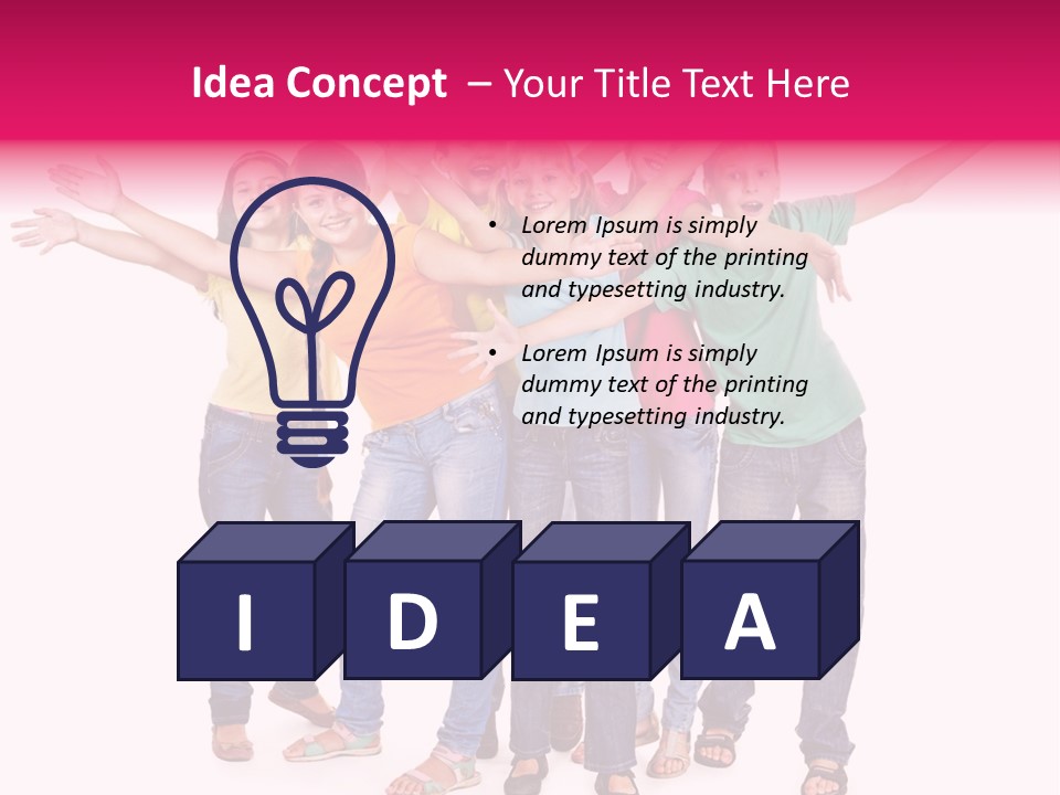 Holiday Cheerful Smile PowerPoint Template