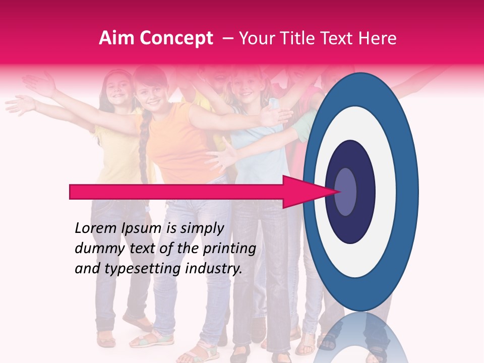 Holiday Cheerful Smile PowerPoint Template