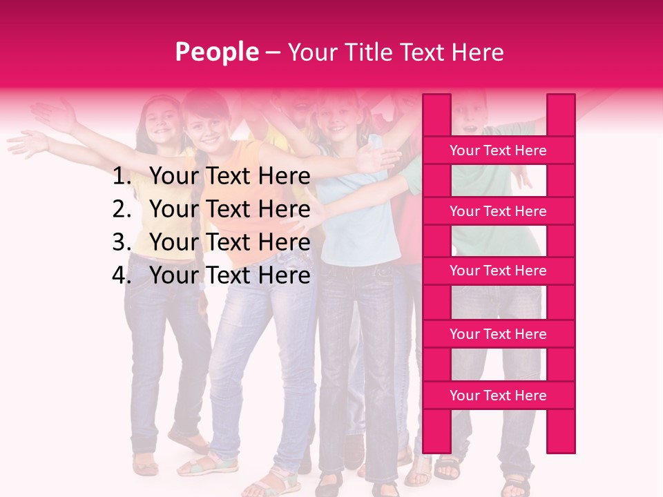 Holiday Cheerful Smile PowerPoint Template