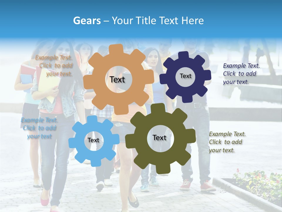 Happy Book Spiral Notebook PowerPoint Template