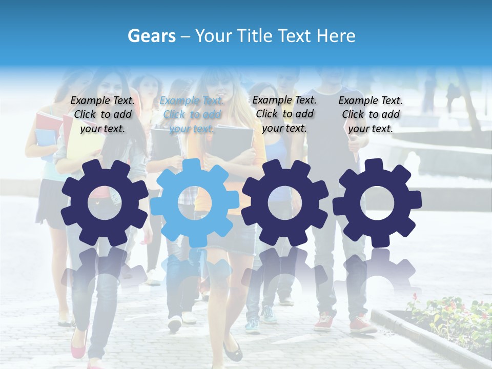 Happy Book Spiral Notebook PowerPoint Template