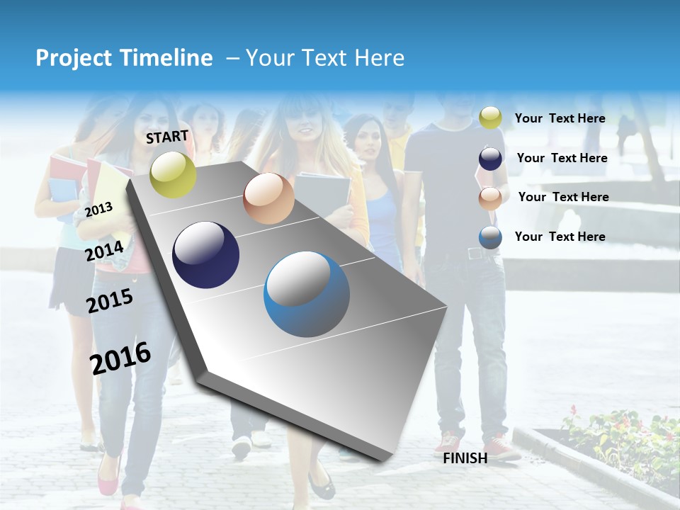 Happy Book Spiral Notebook PowerPoint Template