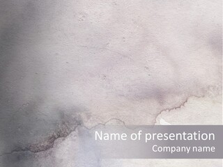 Textured Spot Watercolor PowerPoint Template