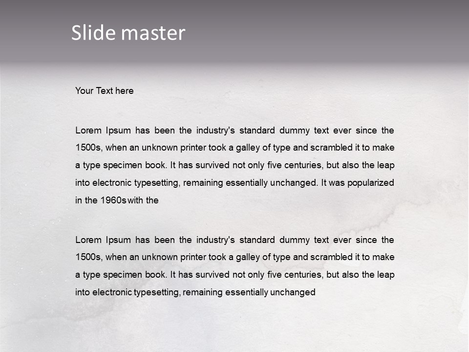 Textured Spot Watercolor PowerPoint Template