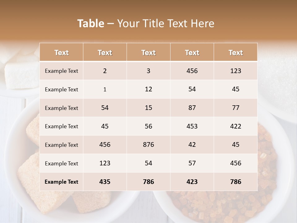 Unhealthy Crystal Ingredient PowerPoint Template