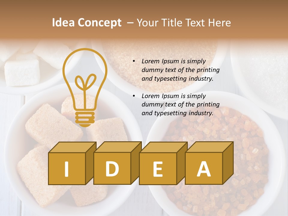 Unhealthy Crystal Ingredient PowerPoint Template