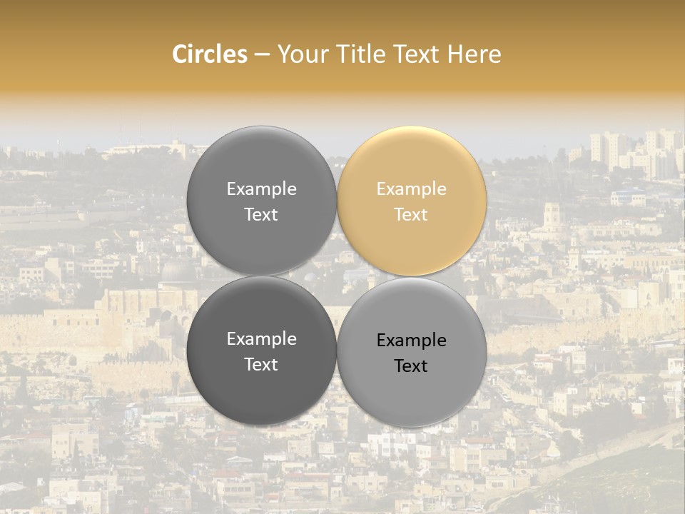 Holy Land Palestine Muslim PowerPoint Template