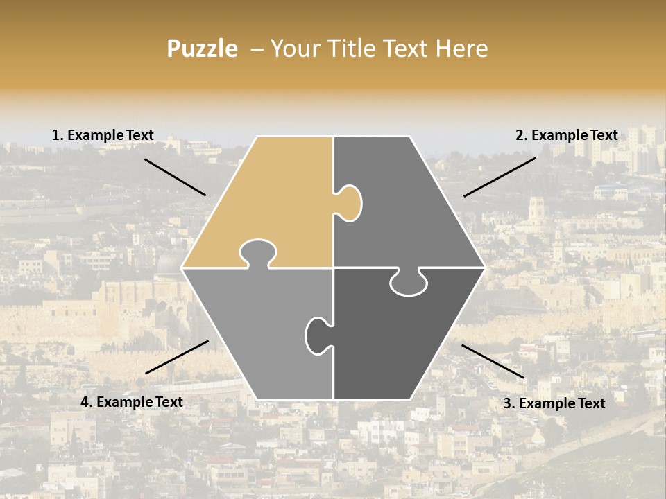 Holy Land Palestine Muslim PowerPoint Template