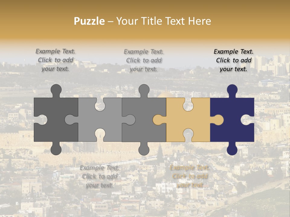 Holy Land Palestine Muslim PowerPoint Template