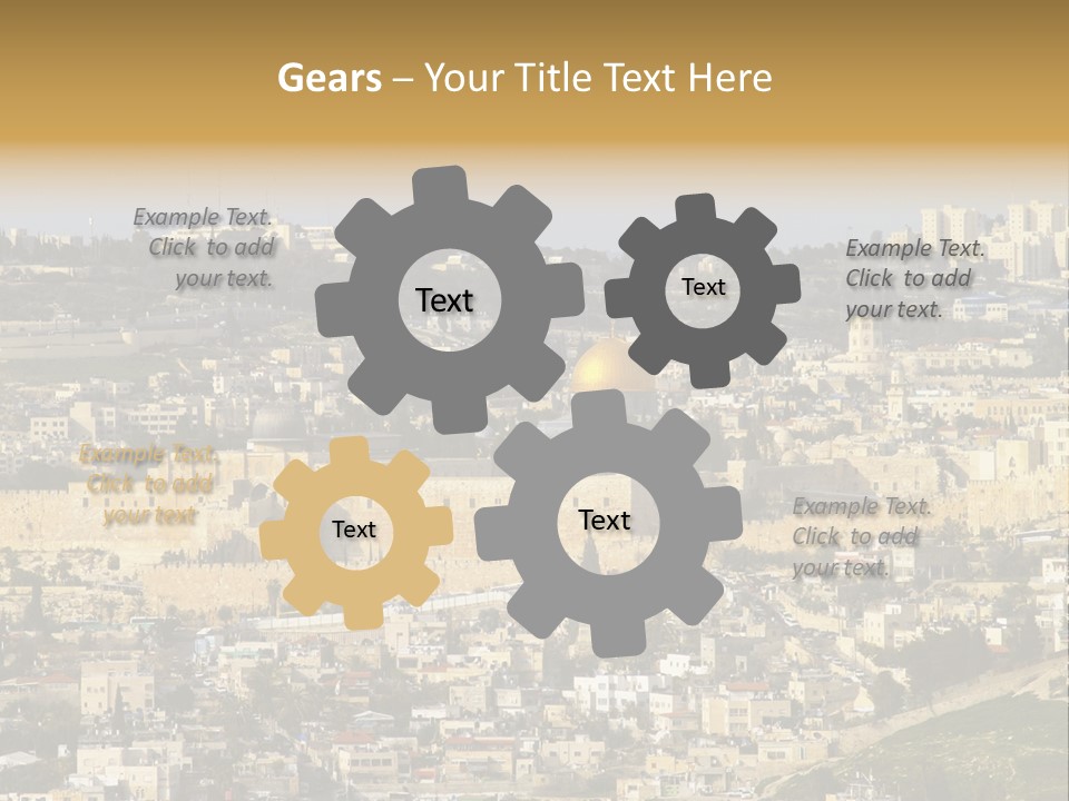 Holy Land Palestine Muslim PowerPoint Template