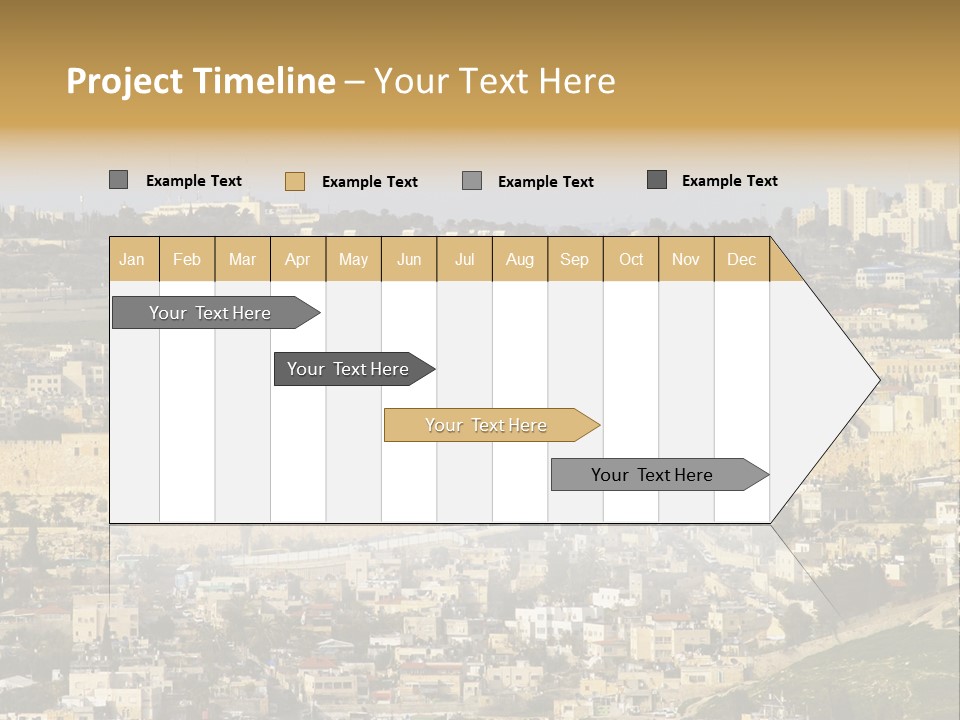Holy Land Palestine Muslim PowerPoint Template