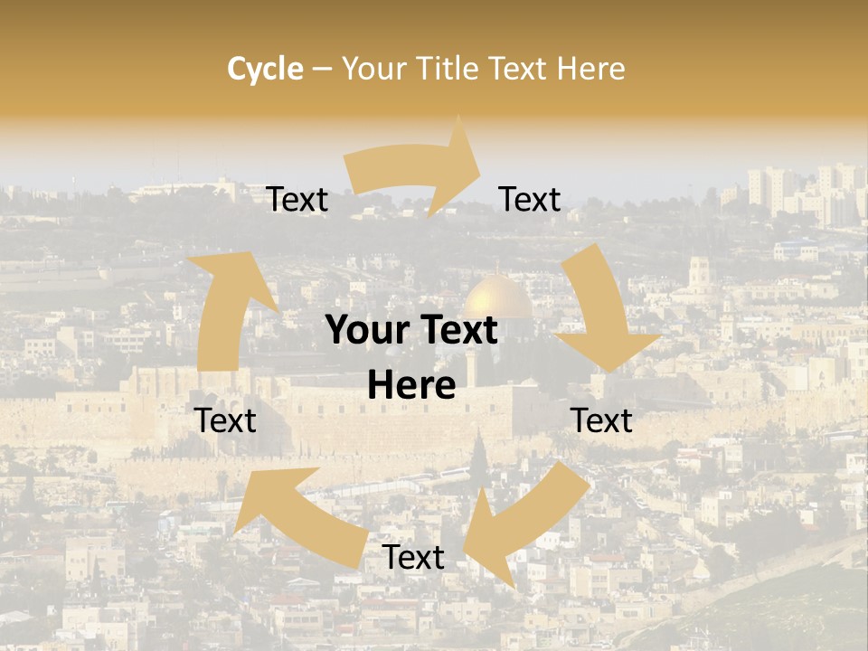 Holy Land Palestine Muslim PowerPoint Template