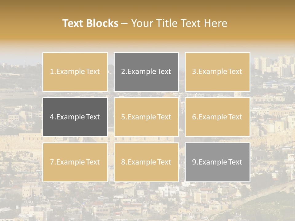 Holy Land Palestine Muslim PowerPoint Template