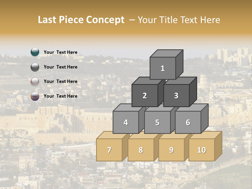 Holy Land Palestine Muslim PowerPoint Template