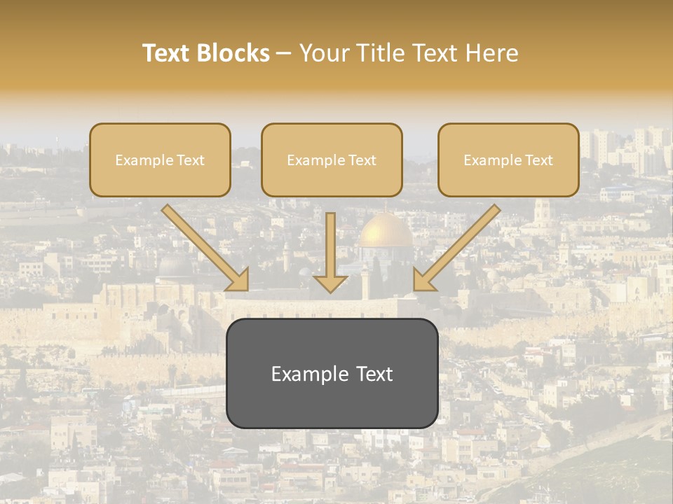 Holy Land Palestine Muslim PowerPoint Template