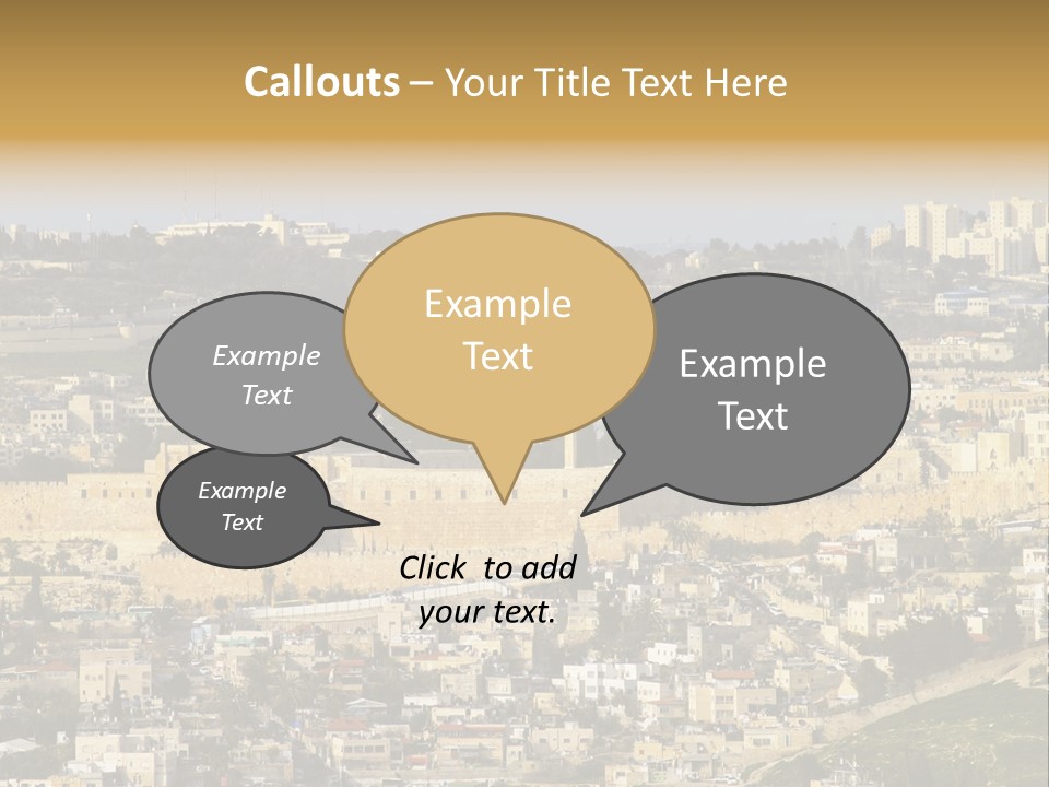 Holy Land Palestine Muslim PowerPoint Template