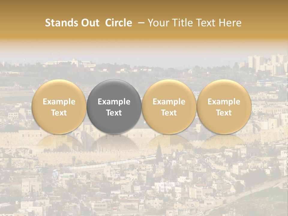Holy Land Palestine Muslim PowerPoint Template