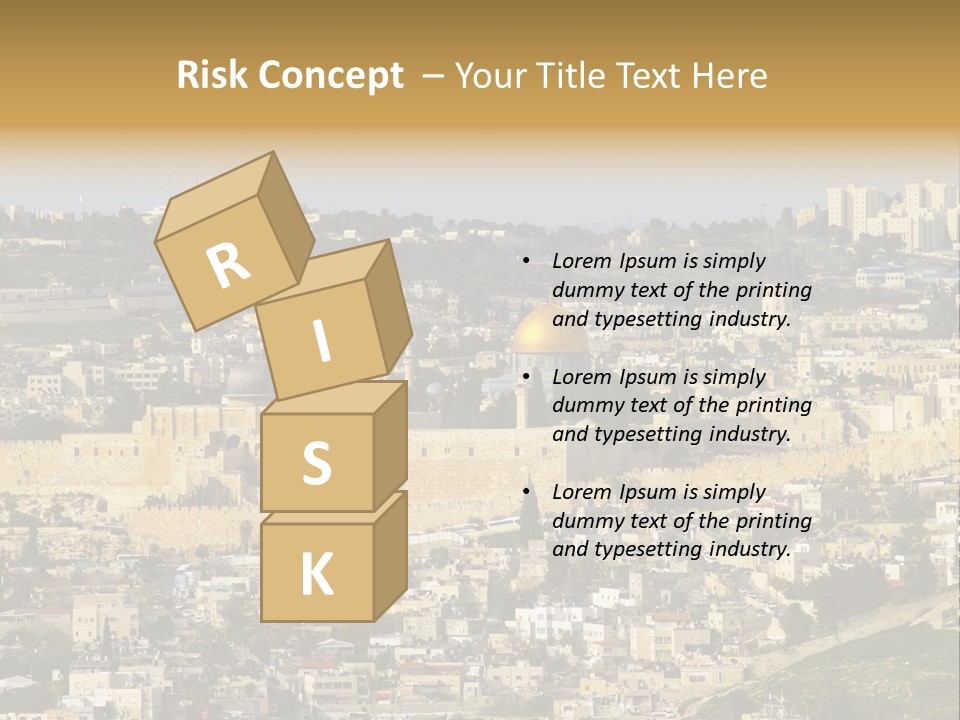 Holy Land Palestine Muslim PowerPoint Template