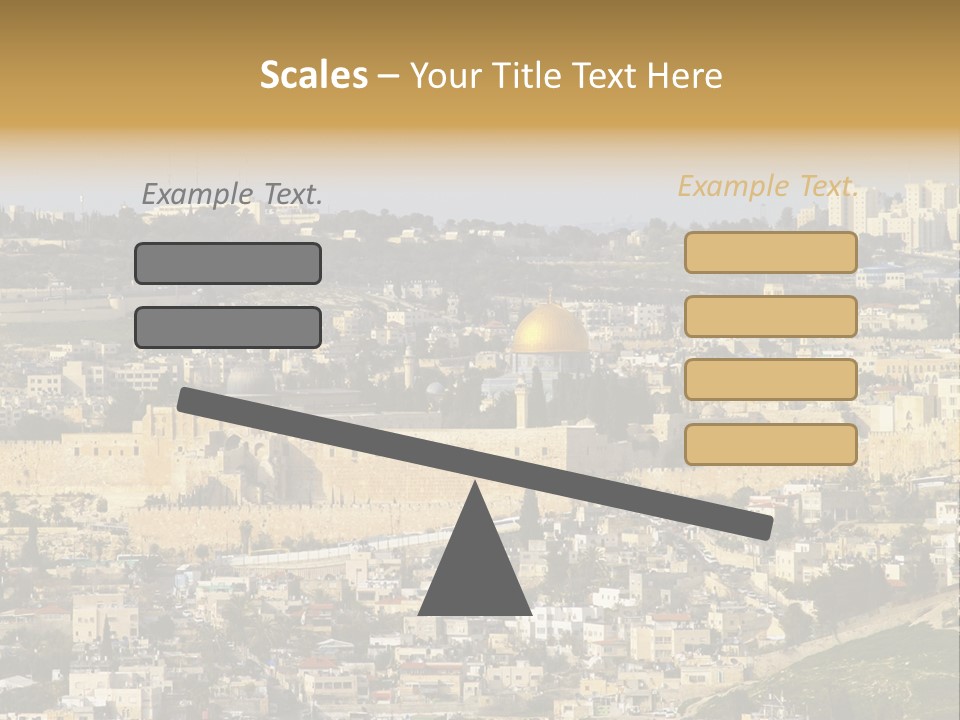 Holy Land Palestine Muslim PowerPoint Template