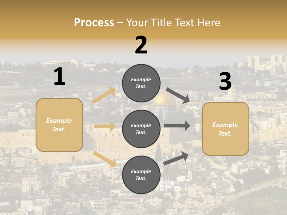 Holy Land Palestine Muslim PowerPoint Template