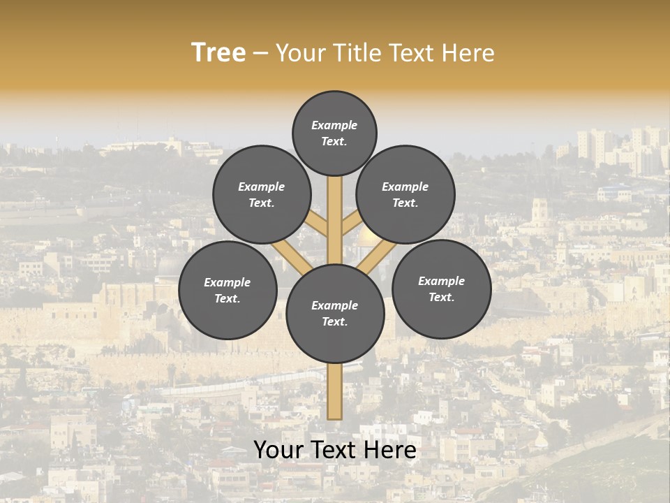 Holy Land Palestine Muslim PowerPoint Template
