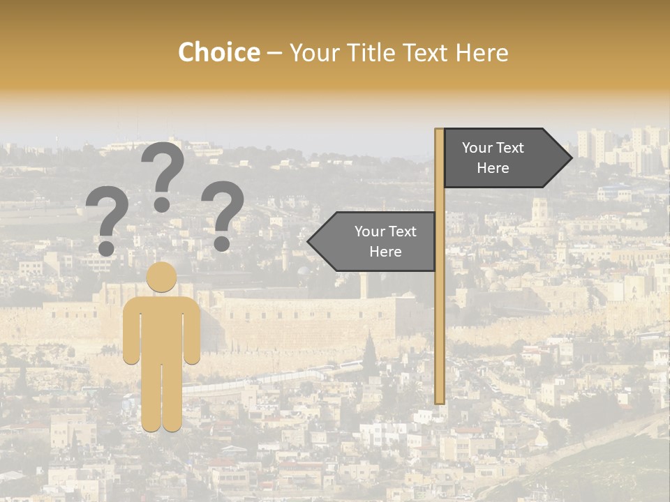 Holy Land Palestine Muslim PowerPoint Template