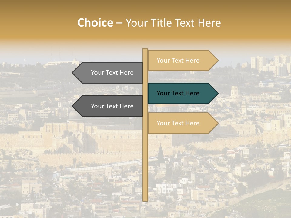 Holy Land Palestine Muslim PowerPoint Template
