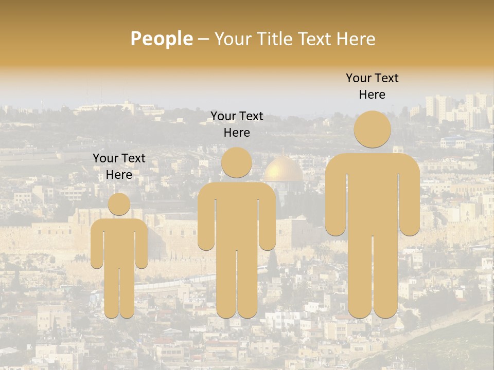 Holy Land Palestine Muslim PowerPoint Template