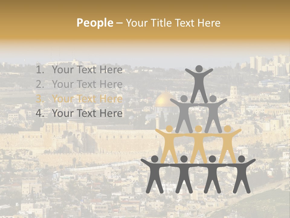 Holy Land Palestine Muslim PowerPoint Template