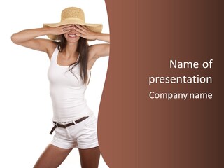 Cheerful Person Lifestyle PowerPoint Template